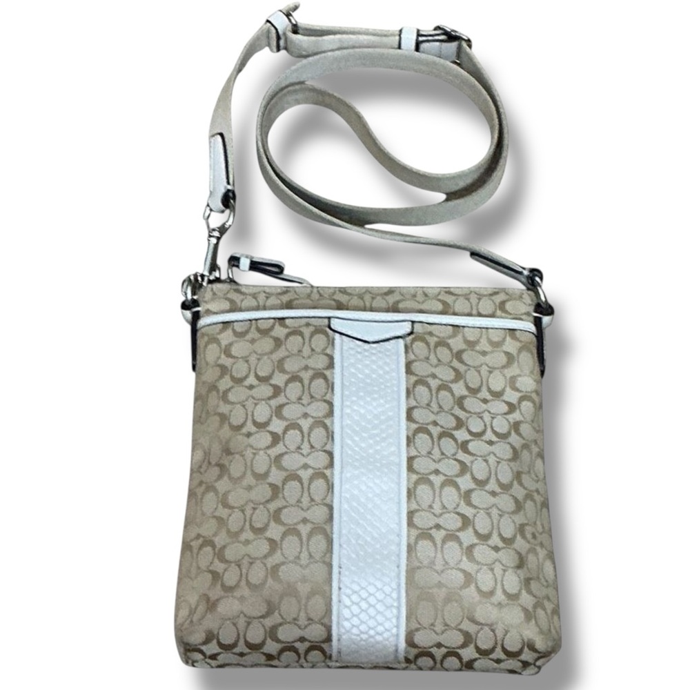 Coach Canvas & Leather Crossbody Bag